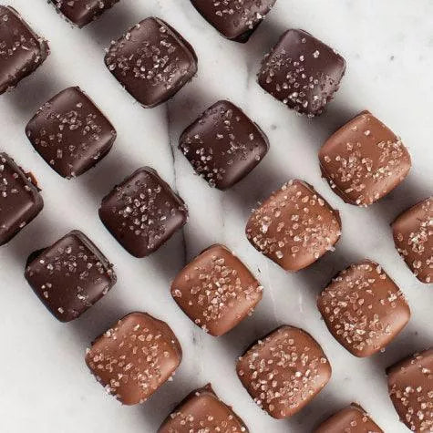 Sea Salt Chocolate Caramels | Chocolate Gifts – River Street Sweets®